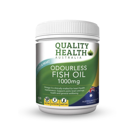 Quality Health Odourless Fish Oil 1000mg